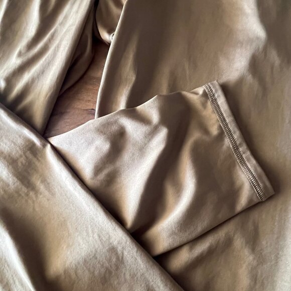 POLARTEC BASE LAYER THERMAL LEVEL 1 SILKWEIGHT TAN SAND PANTS LARGE LONG Pekham - Picture 7 of 8